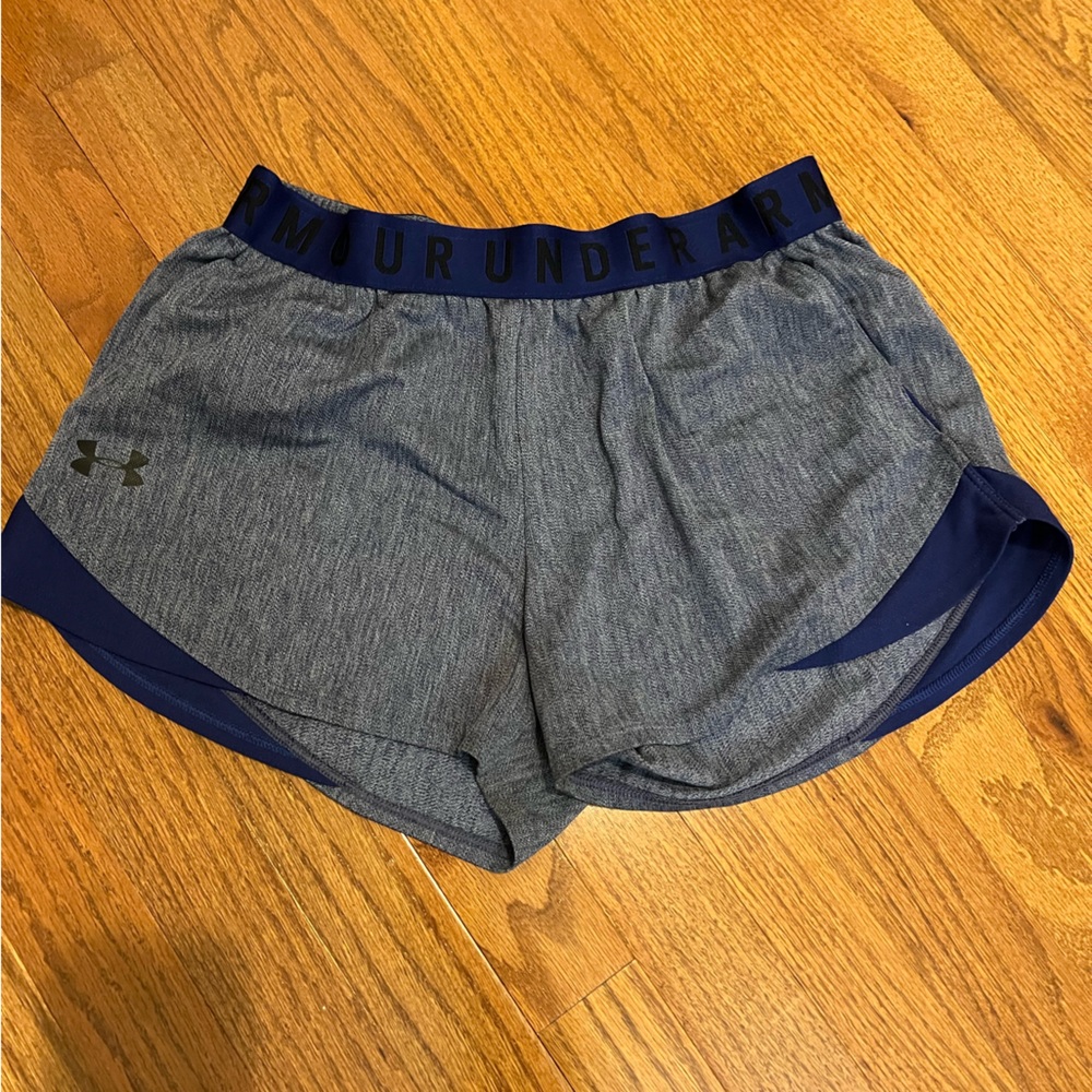 under armor blue/indigo shorts
